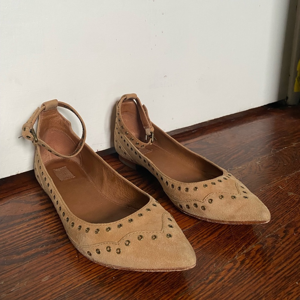 Frye Sienna Grommet ballet flats